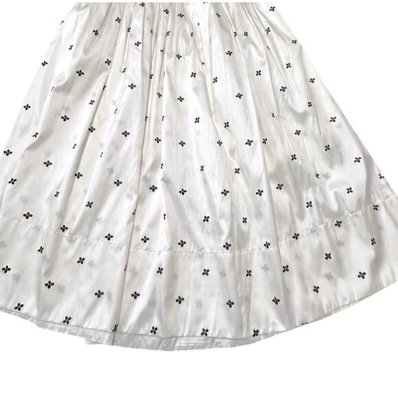 Ulla Johnson Aglae Bow-Detailed Taffeta Midi Skirt, Blanc Sz 4, NWT, $645 MSRP - Picture 12 of 16